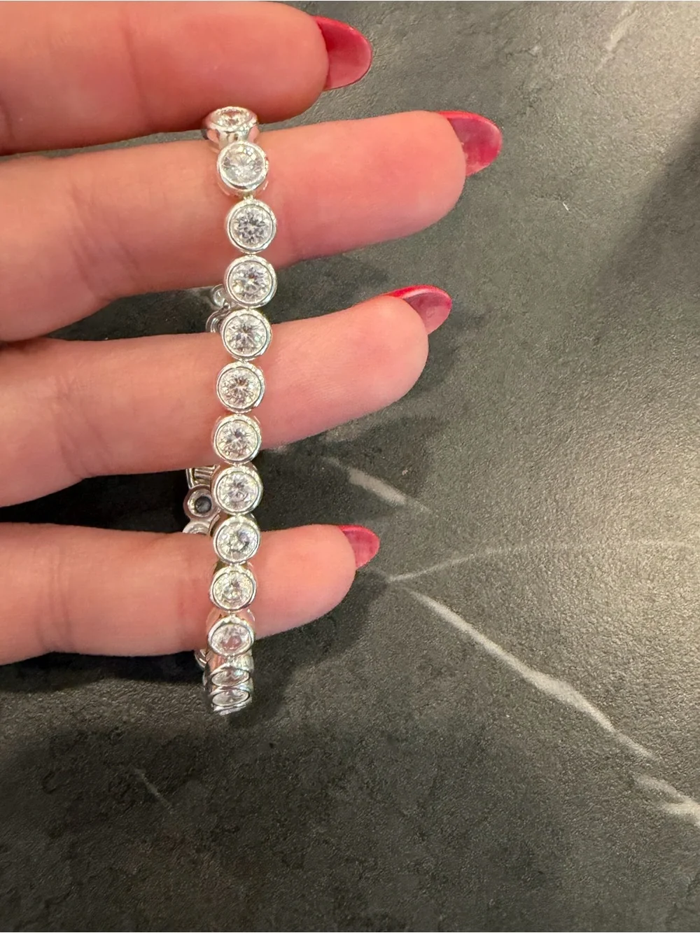 Kendra Scott Silver Tennis Bracelet